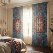 Vibrant Persian Vintage Rug Turquoise