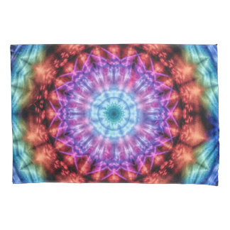 Vibrant Tie Dye Kaleidoscope Rainbow Mandala