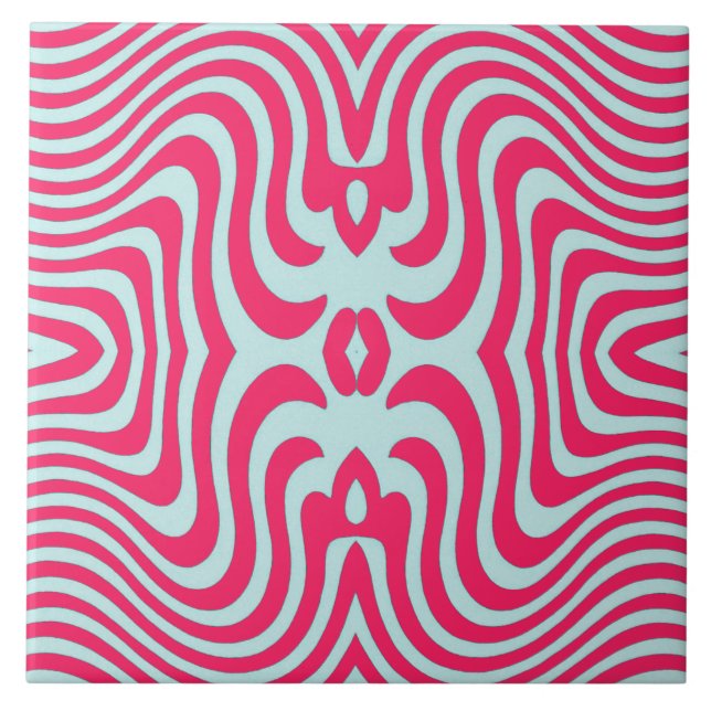 Vibrant Wavy Symmetry Design (Frente)
