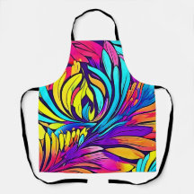 Vibrante Abstrato Floral