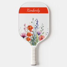 Vibrantes Flores Silvestres Aquarela Personalizada