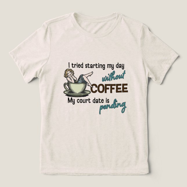 Viciado em café para garotas (Design frontal)