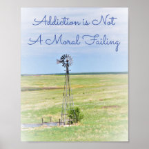 Vício não é um Poster falho moral
