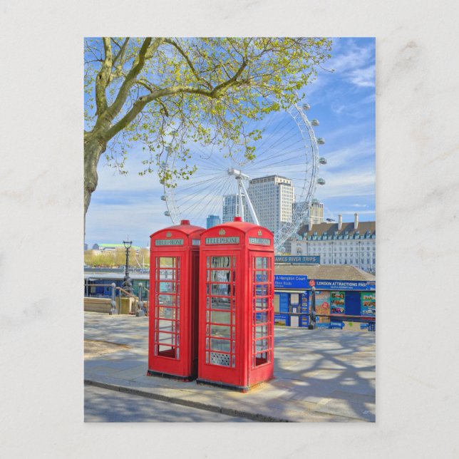 Victoria Embankment, cartão postal britânico de Lo (Frente)