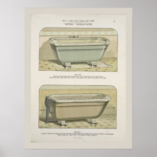 Victorian Bath Poster