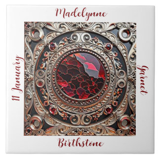 Victorian Garnet January Birthstone