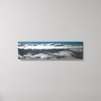 Vida Acima e Além Das Nuvens Canvas Panorâmica