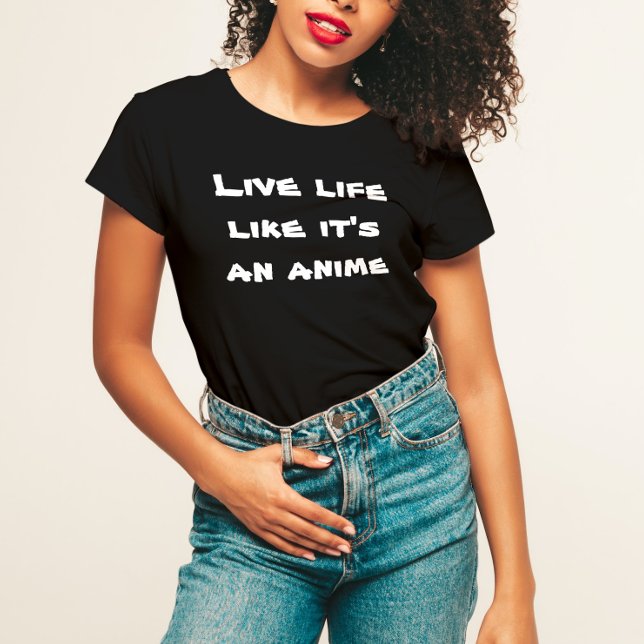 Vida ao vivo como se fosse uma camisa de anime (Criador carregado)