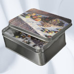Vida contínua com Maçãs e Uvas por Claude Monet<br><div class="desc">Ainda a Vida com Maçãs e Uvas (1880), de Claude Monet, é uma pintura impressionista de belas artes, mas ainda da vida. Várias frutas numa cesta sobre uma mesa, incluindo maçãs e uvas destinadas ao janto de Ação de Graças. Sobre o artista: Claude Monet (1840-1926) foi o fundador do movimento...</div>