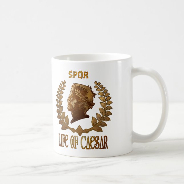 Vida da caneca das insígnias de Caesar (Direita)