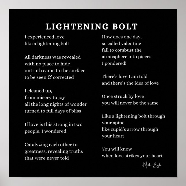 Vida da contradição poema de encorajamento poster (Frente)