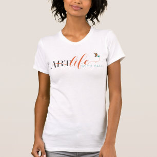 Vida de Arte com Camiseta Kelli