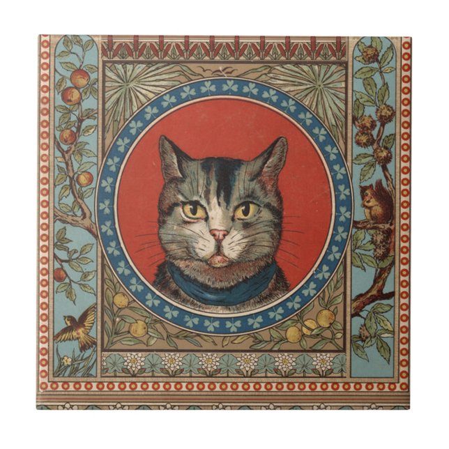 Vida de Gato Antigo para Gatinho Clássico Vitorian (Frente)