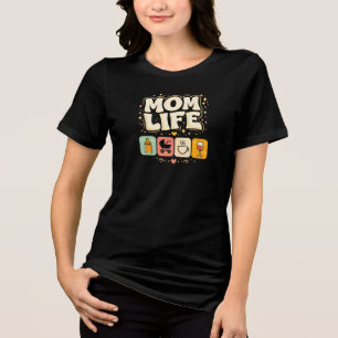 Vida de Mãe Retro Tipografia Bonita Design de Esti