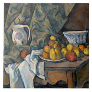 Vida de Paul Cezanne   ainda com maçãs e pêsseg