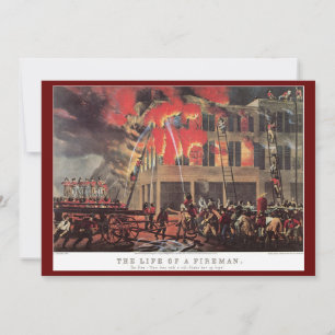 Vida de um Bombeiro, Bombeiros Antigos Combatendo 