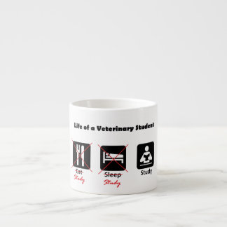 Vida de uma caneca veterinária do café do