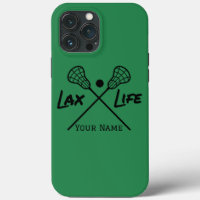 Vida do Lacrosse Verde Personalizado
