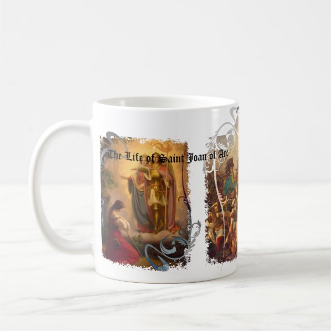 Vida do santo Joana da caneca de café do arco (Esquerda)