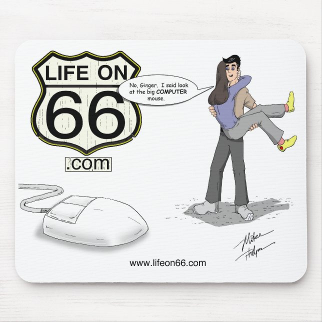 Vida em 66 Mousepad (Frente)
