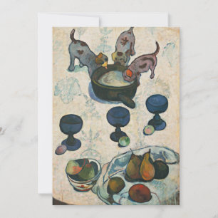 Vida Estática com Três Cachorros   Paul Gauguin