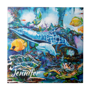 Vida marinha bonita perto do recife