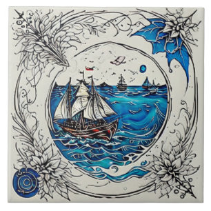 Vida marinha náutica tradicional arte cerâmica n.o