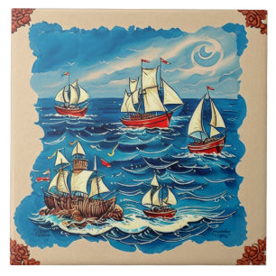 Vida marinha náutica tradicional arte cerâmica n.o