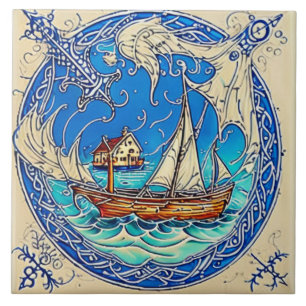 Vida marinha náutica tradicional arte cerâmica n.o