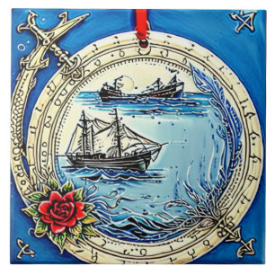 Vida marinha náutica tradicional arte cerâmica n.o