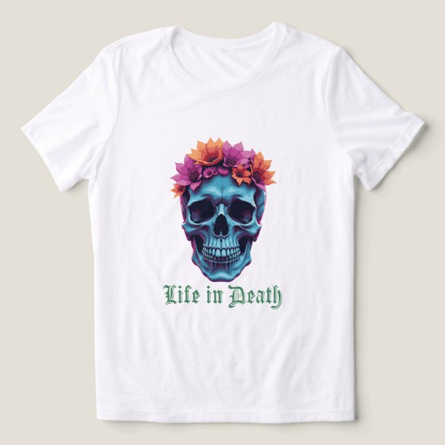 Vida na Morte, Bloom em Azul (Design frontal)
