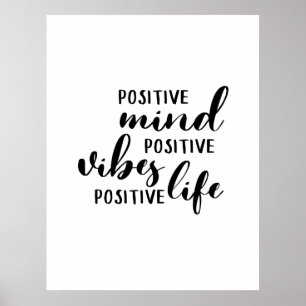 Vida positiva do positivo das impressões da mente