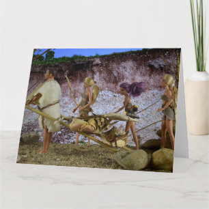 Vida Pré-Histórica. Cartão