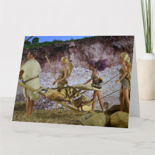 Vida Pré-Histórica. Cartão