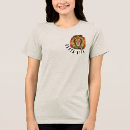 vida rasta cabeça de leão vermelho verde amarelo J
