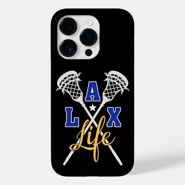 Vida útil do LAX / Cores personalizadas / Lacrosse (Verso)
