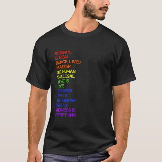 vidas negras importam a camisa LGBTQ (Frente)