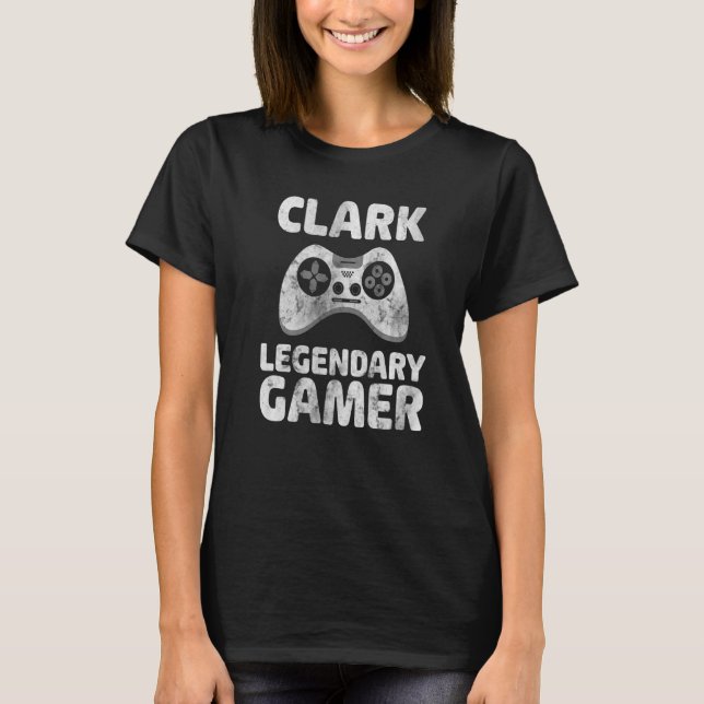 Vídeo de Nome da Clark da Camisa de Jogador Legend (Frente)