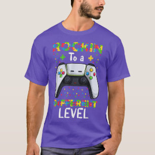 Vídeo Jogo Autismo Sensibilização Camisa Toddler A