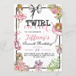 Vídeo Sobre O Convite De Aniversário De Ballerina