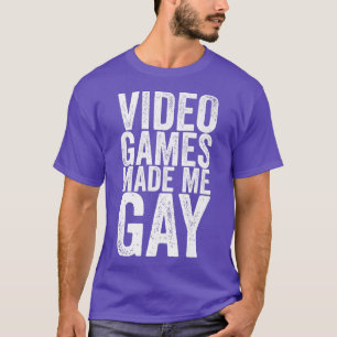 Videos games Me Fizeram Gay Camisa Premium