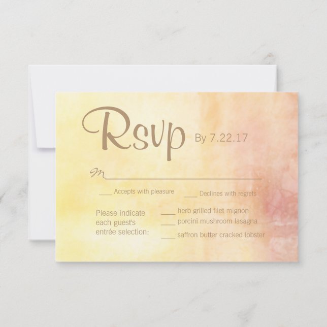 Vidraça de Aquarela RSVP (Verso)