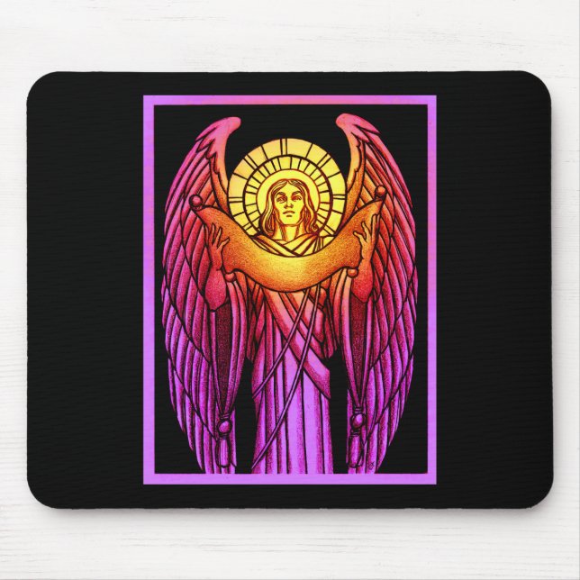 Vidro Anjo Mousepad (Frente)