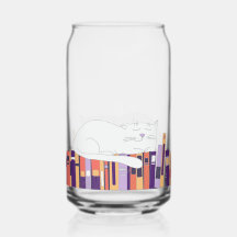 Vidro "Can" Entedioso E Adorável