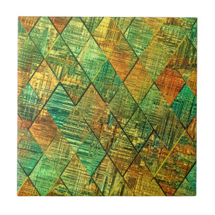Vidro Colorido Geométrico Decorativo Moderno