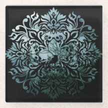 Vidro da porta copos - corvo de assento