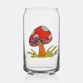 Vidro de Cogumelo Vermelho