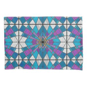 Vidro de Mancha Azul e Roxo