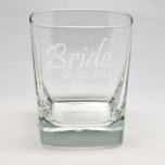 Vidro de Rochas Quadradas do Partido Bridal Etchad<br><div class="desc">Vidro de Rochas Quadradas de Alta Qualidade.   Este é um lindo Vidro de Rochas Quadradas personalizado é apropriado para qualquer ocasião.  Excelente para uma noiva num casamento.</div>