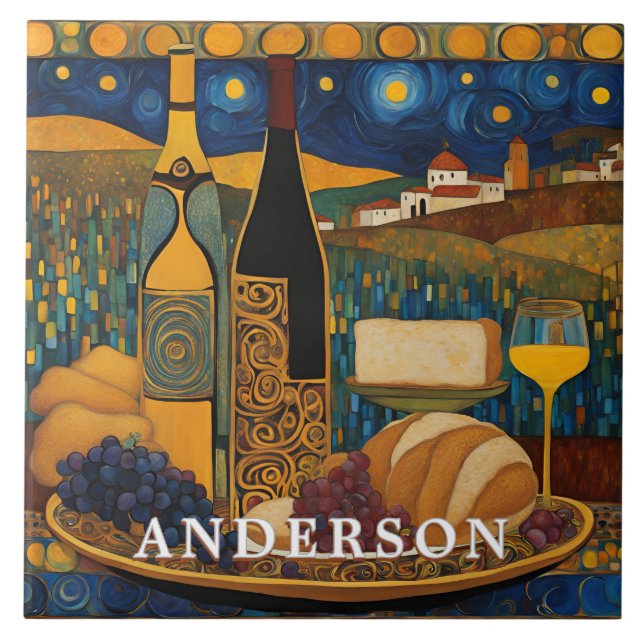 Vidro de Vinho ouro Vida Estática (Frente)